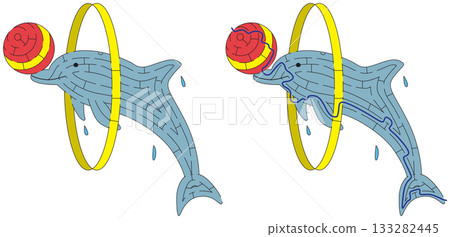Dolphin maze Dolphin maze 133282445