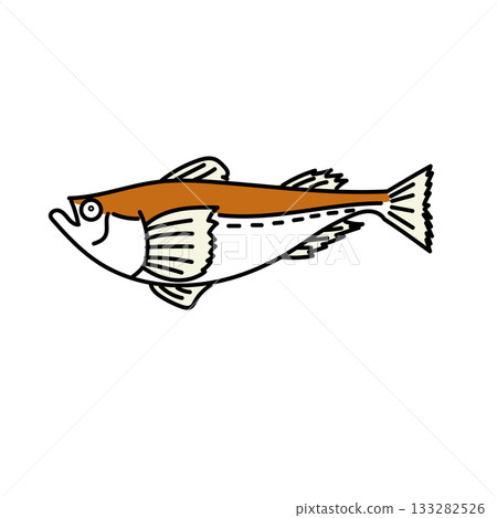庫存插圖:沙魚的簡單向量圖 庫存插圖:沙魚的簡單向量圖 133282526
