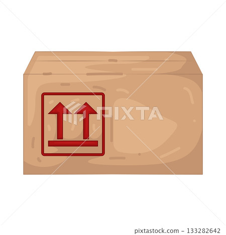 Illustration of delivery box 133282642