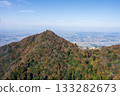 Near the summit of Mt. Tsukuba in late autumn when the leaves begin to change color 133282673