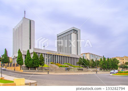 Baku, Azerbaijan. Building of the National Assembly of Azerbaijan. 133282794