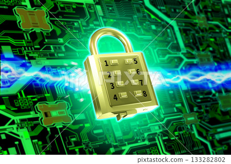 Security image (cyber security information protection) 133282802