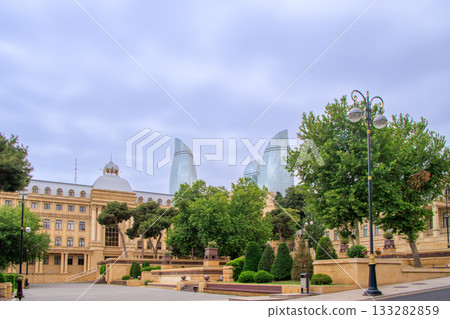 BAKU, AZERBAIJAN. School-Lyceum No. 6 named after Tofig Ismayilov in Baku, Azerbaijan. 133282859