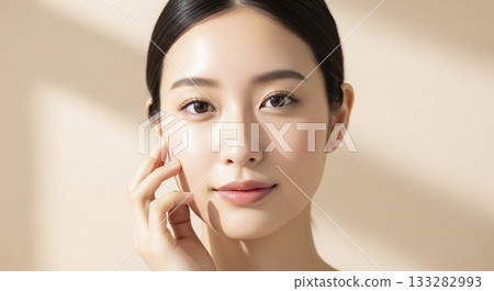 Skin care for Japanese women with clear skin 133282993