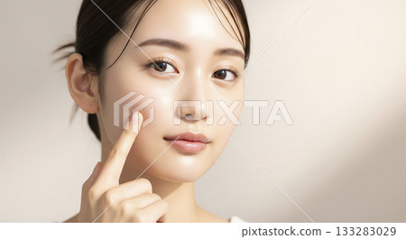 Skin care for Japanese women with clear skin 133283029