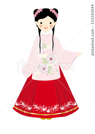 Chinese national costume Chinese national costume 133283044
