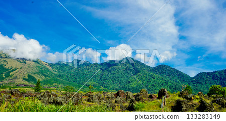 beautiful view of tropical rainforest shrouded in mist beautiful view of tropical rainforest shrouded in mist 133283149