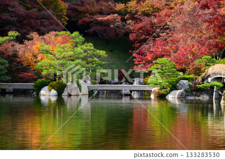 Autumn Leaf Reflection Autumn Leaf Reflection 133283530