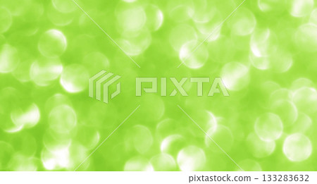 Green glitter bokeh background.  133283632