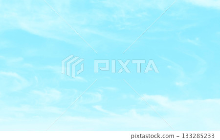 Blue pastel sky with white fluffy cloud. Blue pastel sky with white fluffy cloud. 133285233