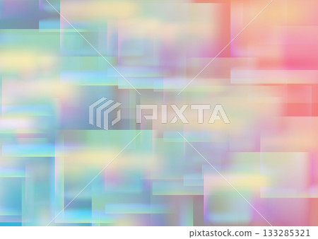 Holographic light foil gradient squares blurred texture abstract background 133285321