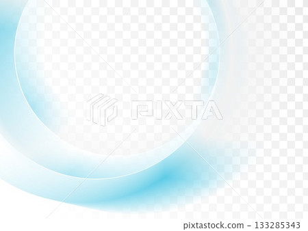 Light blue and white smooth glossy circles abstract geometric background Light blue and white smooth glossy circles abstract geometric background 133285343