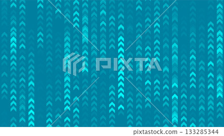 Bright blue minimal arrows abstract geometric background 133285344