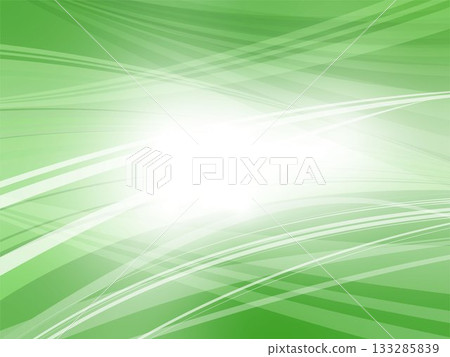 Light green futuristic wave background material 133285839
