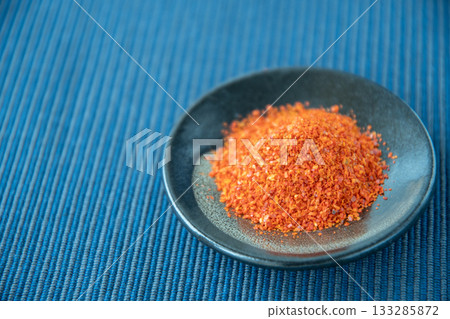 Chili peppers on a plate Chili peppers on a plate 133285872