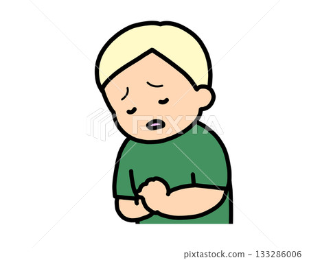 失望的金髮男孩 133286006