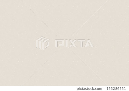 Light beige speckled background is showing in flat design, featuring subtle white flecks 133286331