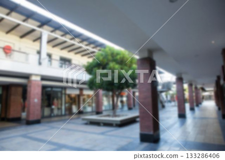 Defocused image of walkway 133286406
