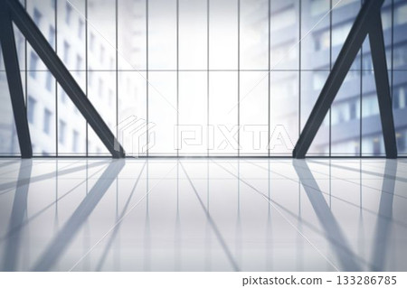 View of several building from inside 133286785