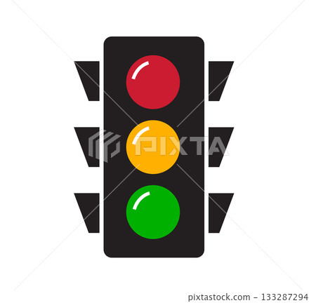 Traffic Light Signal Icon vector illustration Traffic Light Signal Icon vector illustration 133287294
