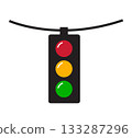 Traffic Light Signal Icon vector illustration 133287296