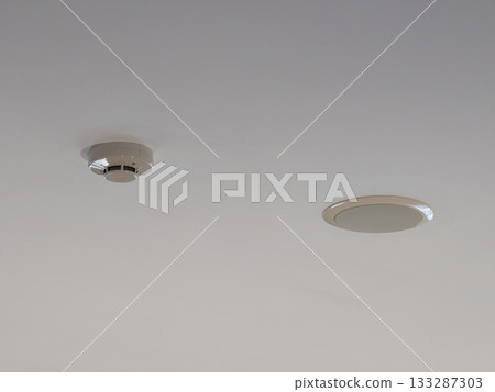 熱感和煙霧偵測器以及公共廣播揚聲器 133287303