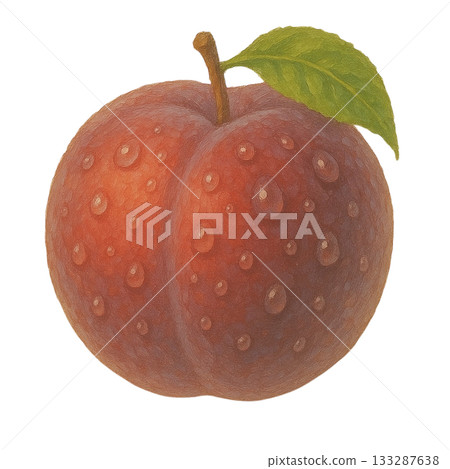 【水果】新鮮李子的插圖 133287638