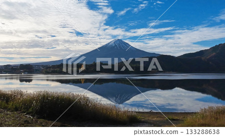 Fuji and autumn leaves Fuji and autumn leaves 133288638