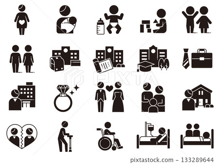 人生規劃圖標 02 人生規劃圖標 人生規劃圖標 02 人生規劃圖標 133289644