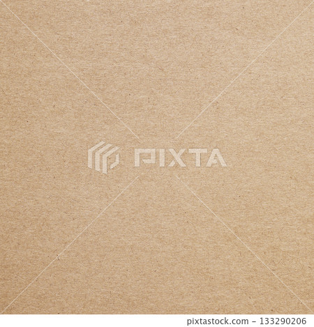 Square of Brown old kraf parchment paper texture 133290206