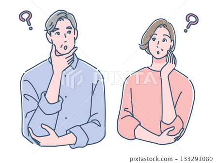 Senior couple having doubts 133291080