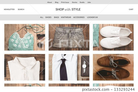 website online clothing shop 133293244