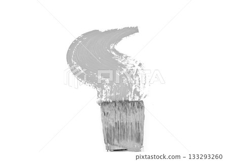 Paintbrush with gray color Paintbrush with gray color 133293260