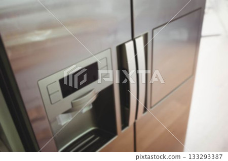 High angle view of modern refrigerator 133293387