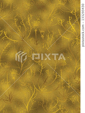 Illustration of yellow plants wallpaper 133293430