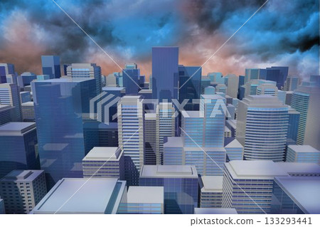 Digitally generated cityscape Digitally generated cityscape 133293441