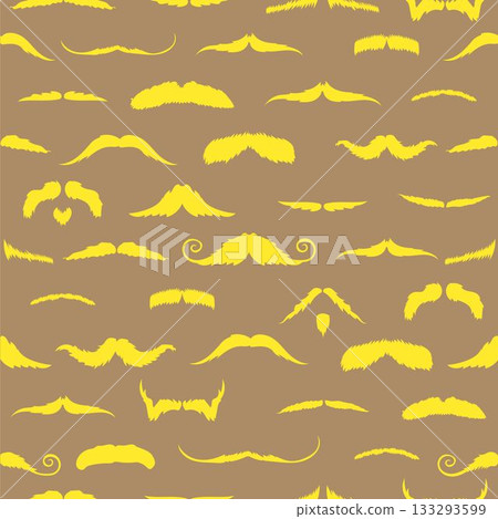 Composite image of mustaches 133293599