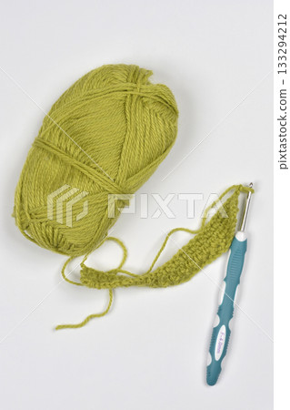 Crochet Supplies and Swatch Crochet Supplies and Swatch 133294212
