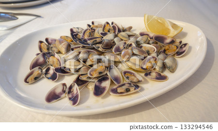 Grilled Coquina Clams, Spain Grilled Coquina Clams, Spain 133294546