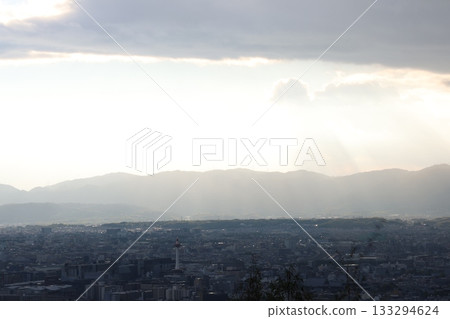 從山看見的日落 從山看見的日落 133294624