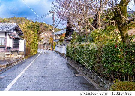 Winter scenery of Sagano cityscape 1 Ukyo Ward, Kyoto City, Kyoto Prefecture Winter scenery of Sagano cityscape 1 Ukyo Ward, Kyoto City, Kyoto Prefecture 133294855