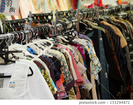 Clothing stores in Osu Shopping Street, a popular tourist spot in Nagoya Clothing stores in Osu Shopping Street, a popular tourist spot in Nagoya 133294872