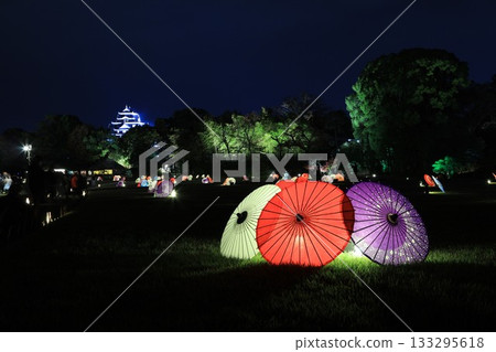 岡山城和後樂園點燈 133295618