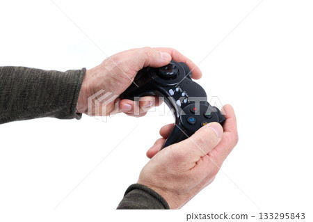 Gamepad on a white background 133295843