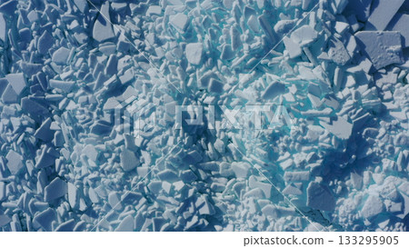 Ice ridges on Lake Baikal 133295905