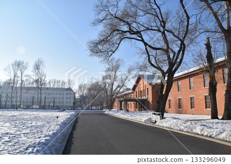 A road runs through the prison camp at the infamous Unit 731 in China 133296049