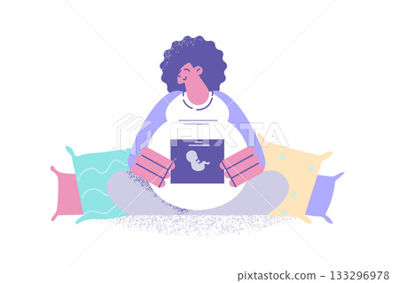 Happy maternity and motherhood concept Happy maternity and motherhood concept 133296978