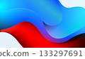 Modern blue and red abstract corporate background 133297691
