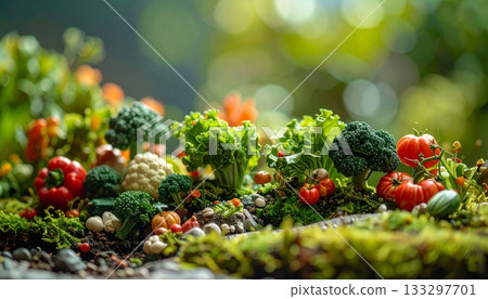 色彩繽紛的微型蔬菜花園 3 133297701