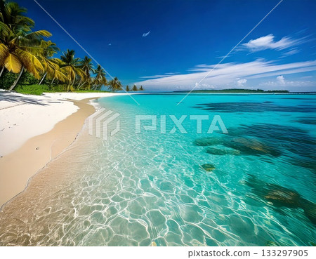 Sandy beach 133297905